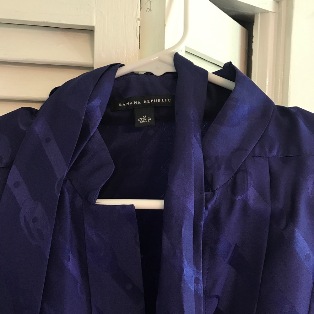 Purple Silk Dress from Banana Republic